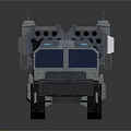 Military Weapon Truck With Multiple Launch Tubes And Heavy Duty Wheels