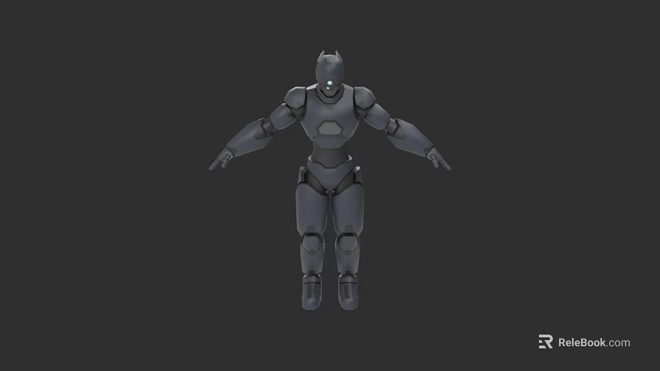 Advanced Electronic Robot 3D Model Featuring Modern Mechanical Structure And Components 3d model 