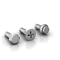 Stainless Steel Hardware Bolts With Cross And Hex Head Designs For Industrial Applications