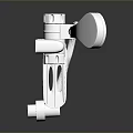 Chrome Plated Shower Hardware Tools With Fixed Head Handheld Sprayer And Hose