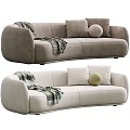 Modern Multiplayer Sofa Sofa Combination 3d model