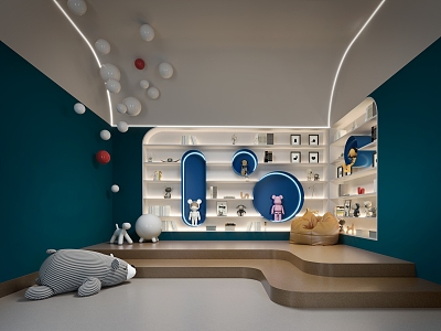 Modern Children's Entertainment Room 3d model