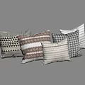 Decorative Pillows With Geometric Patterns And Neutral Color Schemes For Home Decor
