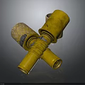 Golden Pipeline Equipment With Mesh Cover And Metal Connecting Components