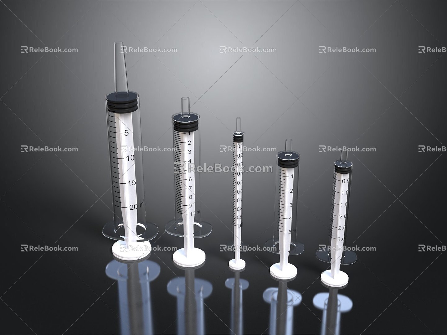 Needle Tube Needle Syringe Medicine Injectable Medicine Medical Products 3d model