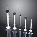 Needle Tube Needle Syringe Medicine Injectable Medicine Medical Products 3d model