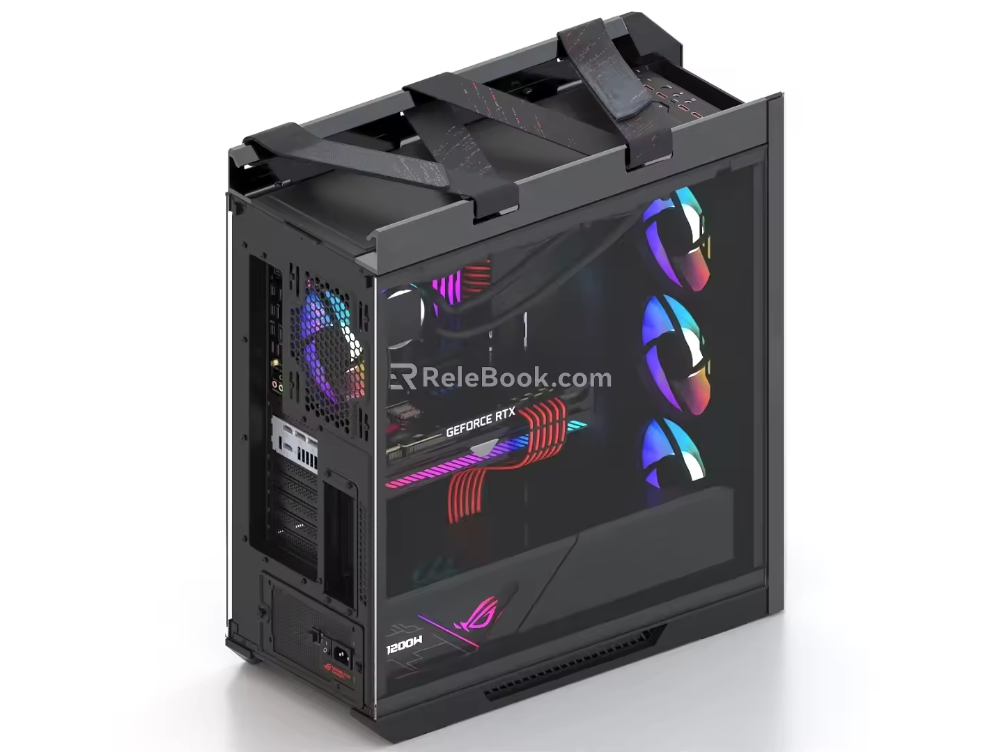 Computer water-cooled chassis desktop host 3d model