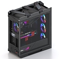 Computer water-cooled chassis desktop host 3d model