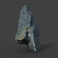 Detailed Natural Gray Rock With Rough Surface Texture And Irregular Shape
