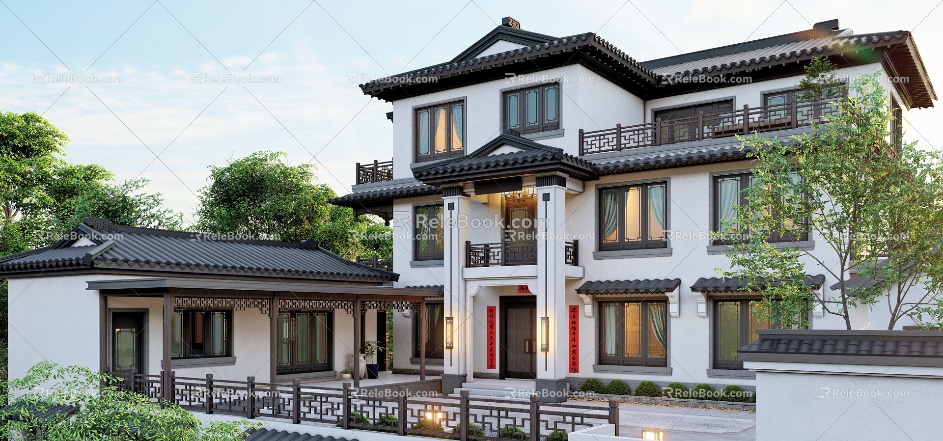 Chinese Courtyard 3d model