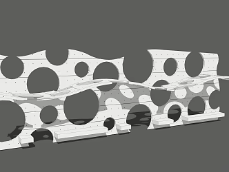 Modern Pavilion Landscape Pavilion Landscape Rest Area Landscape Seat 3d model