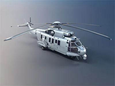 Modern Passenger Airplane With Aerodynamic Design And White Exterior Structure 3d model