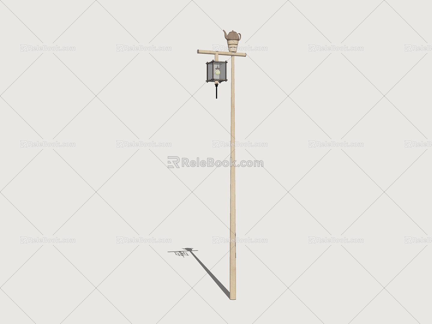 Tea culture street lamp outdoor lamp landscape lamp model