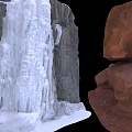 B glacier stone 3d model