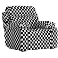 Modern Single Gray Sofa With Button Tufted Backrest And Soft Comfortable Fabric
