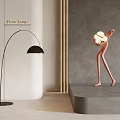 Floor lamp 3d model