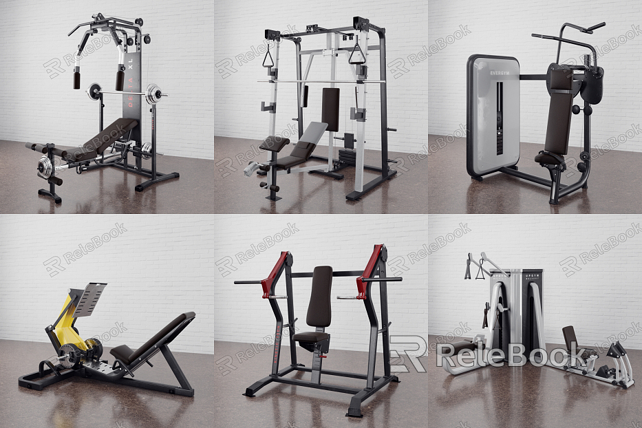 Modern Fitness Equipment model