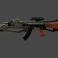 machine gun 3d model