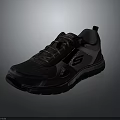Grey Athletic Sports Shoes With Lace Up Design Mesh Upper And Rubber Sole