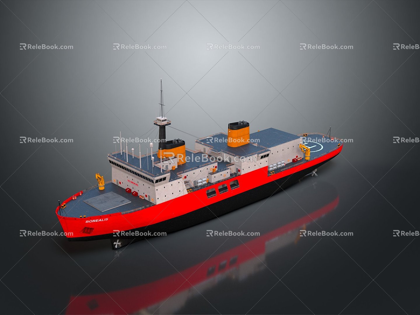 Large Cargo Ship Cargo Ship Small Cargo Ship Transport Ship Transport Ship Transport Boat Cargo Boat 3d model