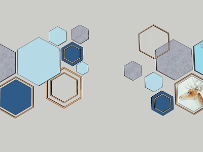 Modern Wall Decorations Wall Decorations Wall Decorations Wall Decorations Sofa Background Wall 3d model