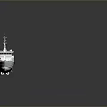 Modern Gray Patrol Boat With Streamlined Hull Radar Antennas And Military Equipment
