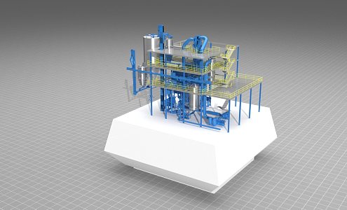 Environmental protection equipment 3d model