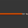 Industrial Equipment Orange Cable With Internal Metal Wires And Fiber Structure