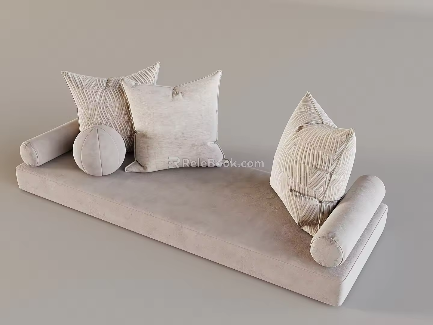 Soft Bag Cushion Bay Window Cushion Tatami Cushion Pillow 3d model