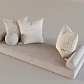 Soft Bag Cushion Bay Window Cushion Tatami Cushion Pillow 3d model