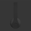 Modern Electronic Over Ear Headphones With Blue LED Light And Sleek Design