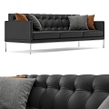 Modern Multi-Person Sofa Sofa Two-Person Sofa Casual Sofa Living Room Sofa Leather Sofa Corner Sofa 3d model