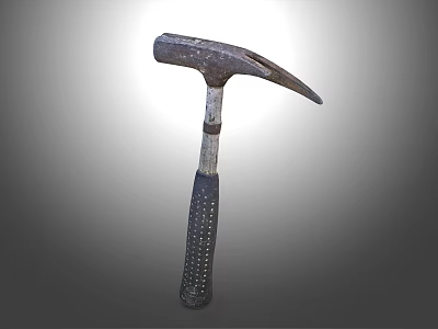 Claw Hammer Hardware Tool With Ergonomic Grip And Steel Head Design 3d model