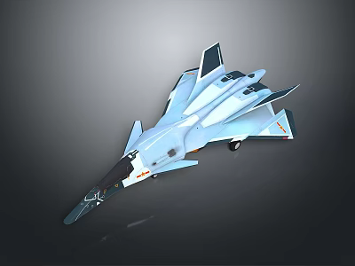 Futuristic Aerospace Spacecraft With Sleek Design For Deep Space Exploration 3d model
