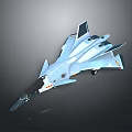 Futuristic Aerospace Spacecraft With Sleek Design For Deep Space Exploration