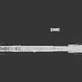 Tactical Rifle Weapon 3D Rendered With Scope And Detailed Black Metal Design