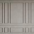 Elegant Plaster Molding Design For Interior Wall Decoration With Geometric Patterns 3d model