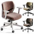 Comfortable Modern Office Chairs With Adjustable Armrests Wheels And Various Colors