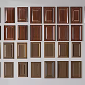 Various Wooden Cabinet Door Designs With Different Panel Styles And Glass Inserts