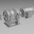 Heavy Duty Industrial Equipment With Metal Housing Rotating Shaft And Stable Base Frame