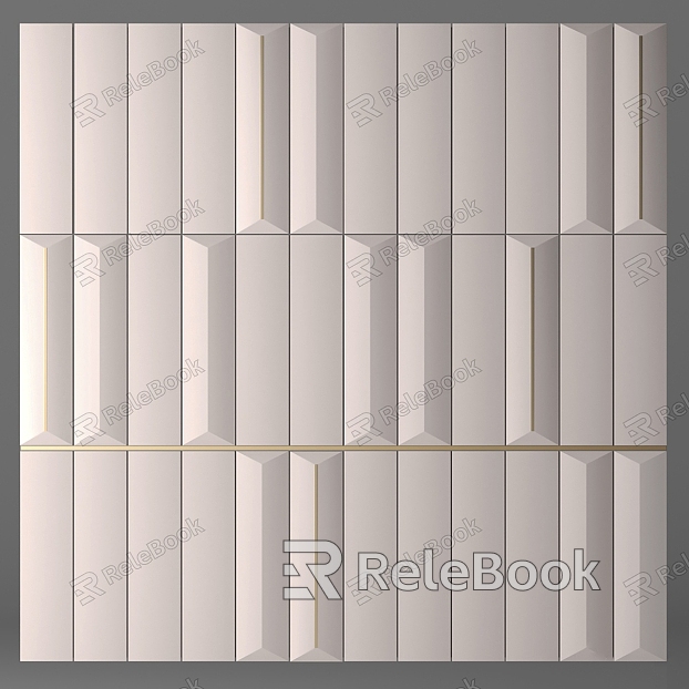 Tile three-dimensional wall tile model