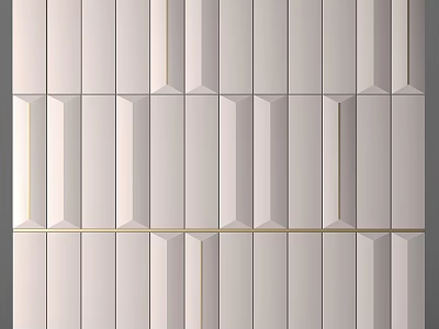 Entryway Cabinet And Side Cabinet With White Gold Lines Geometric Pattern Door Design 3d model