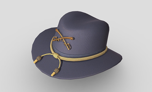 Modern Hat Civil War Hat 3d model