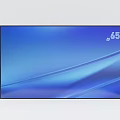 High Definition 65 Inch 4K TV With Blue Screen Display And Modern Design