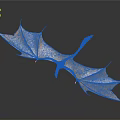 Golden Winged Dragon Sculpture With Detailed Design And Metallic Shiny Finish