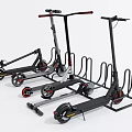 Sports Equipment Electric Scooters With Sturdy Parking Racks And Durable Wheels