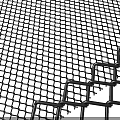 Outdoor Metal Mesh Fence With Sturdy Metal Frame And Grid Design