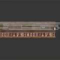 Architectural Double Layer Building Component With Metal Frames And Wooden Panels