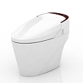 Modern intelligent toilet 3d model