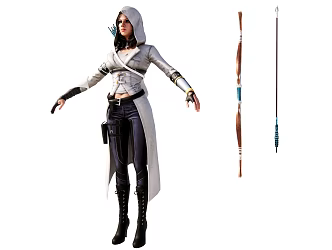 Modern Game Role Next Generation 3d model